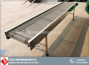 四川天德不锈钢输送机 烤花炉转弯金属输送带的高效传动解决方案